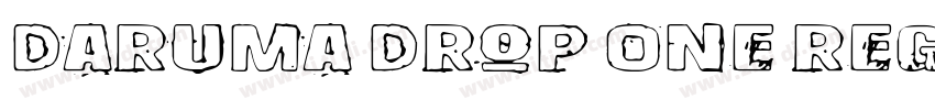 Daruma Drop One Regu字体转换